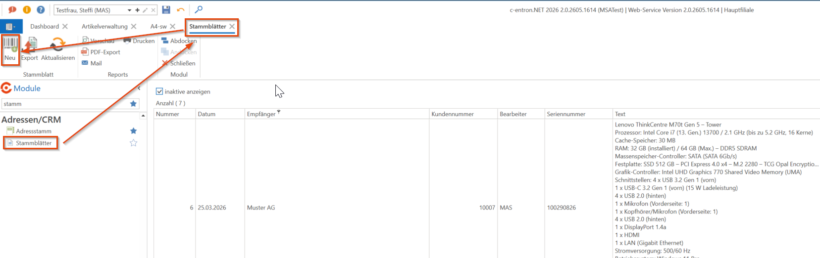 2026-04-23 17_28_52-c-entron.NET 2026 2.0.2605.1614 (MSATest) _ Web-Service Version 2.0.2605.1614 _ .png